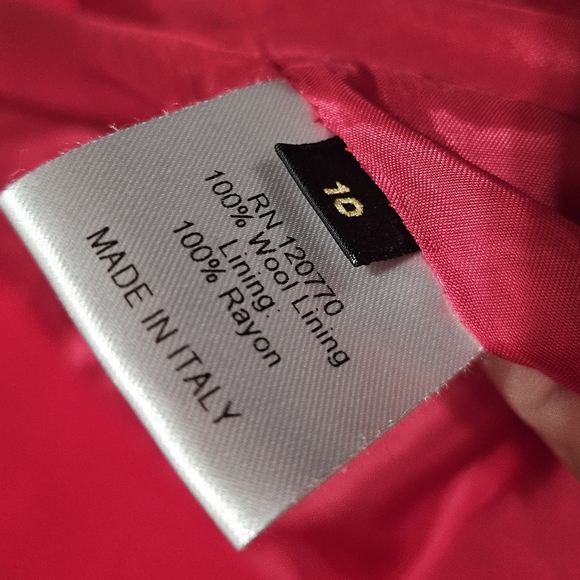 Stella McCartney Red Wool Coat - Picture 4 of 7